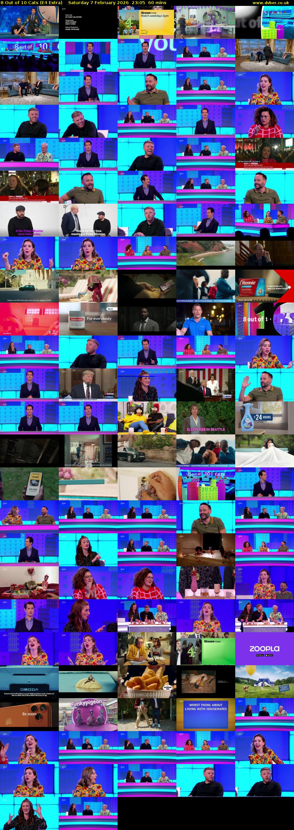 8 Out of 10 Cats (E4 Extra) Saturday 7 February 2026 23:05 - 00:05