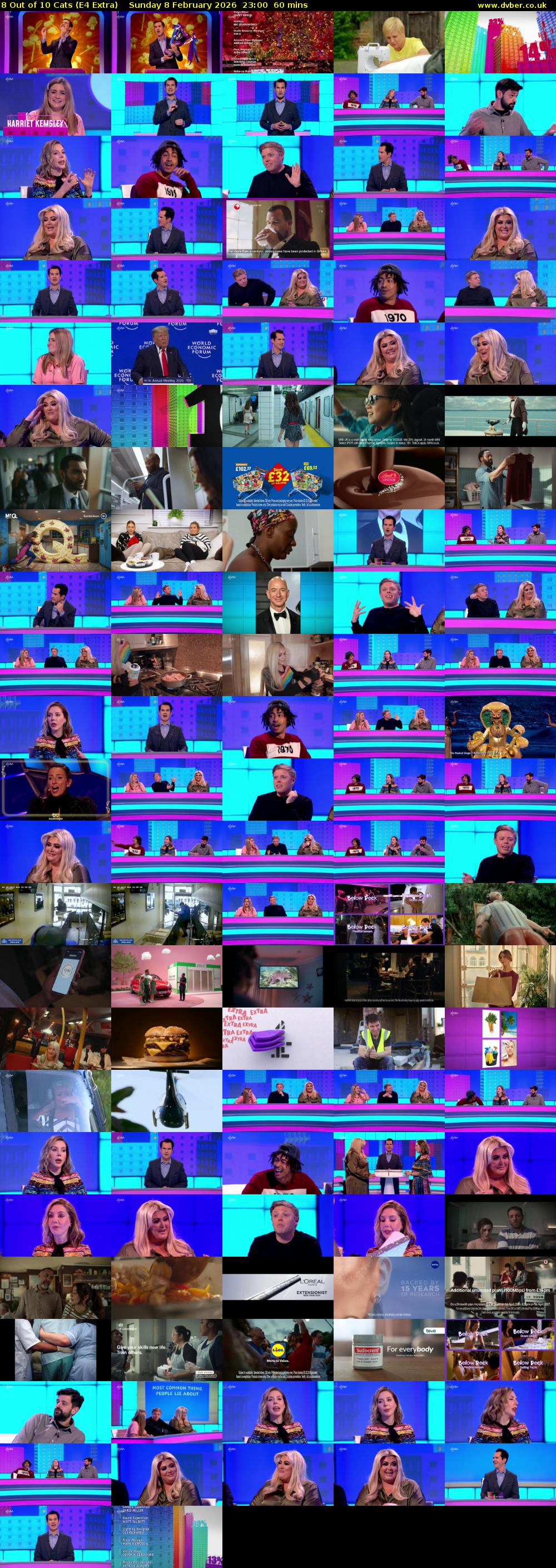 8 Out of 10 Cats (E4 Extra) Sunday 8 February 2026 23:00 - 00:00