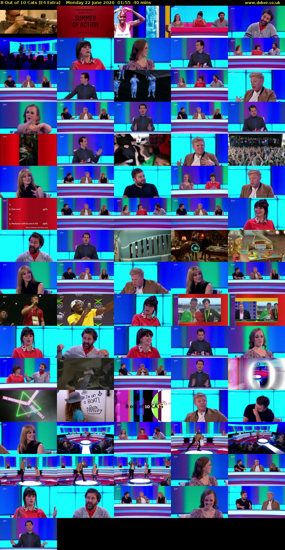 8 Out of 10 Cats (E4 Extra) Monday 22 June 2026 01:55 - 02:35