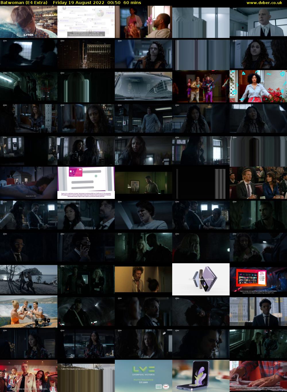 Batwoman (E4 Extra) Friday 19 August 2022 00:50 - 01:50