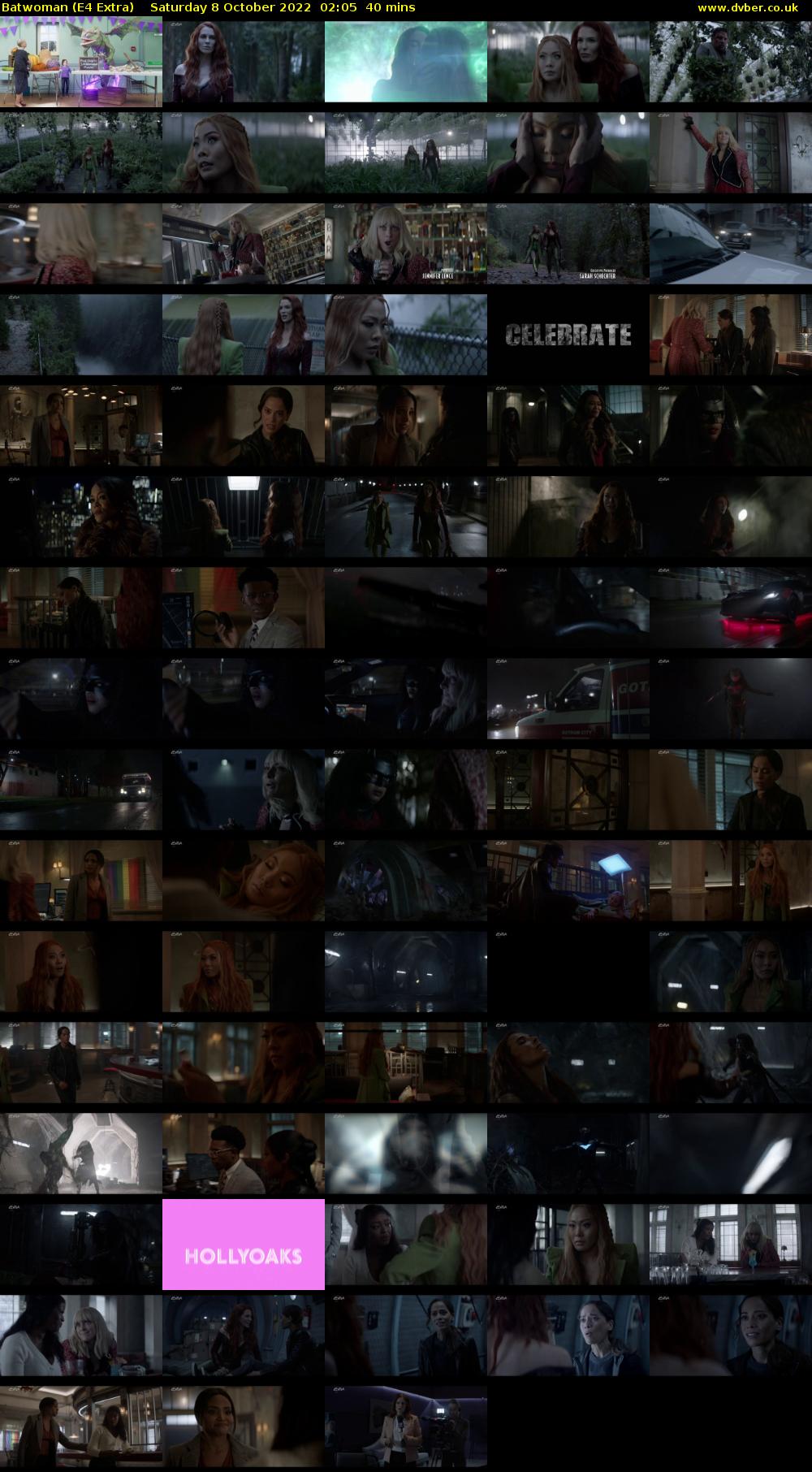 Batwoman (E4 Extra) Saturday 8 October 2022 02:05 - 02:45