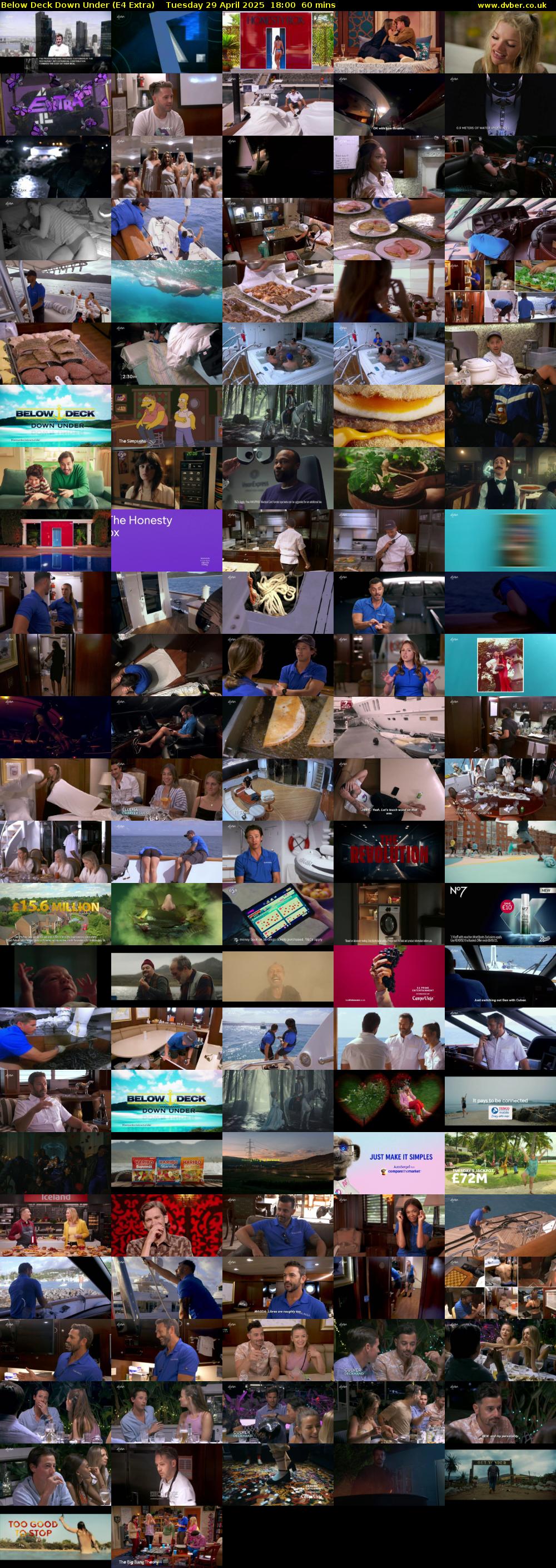 Below Deck Down Under (E4 Extra) Tuesday 29 April 2025 18:00 - 19:00