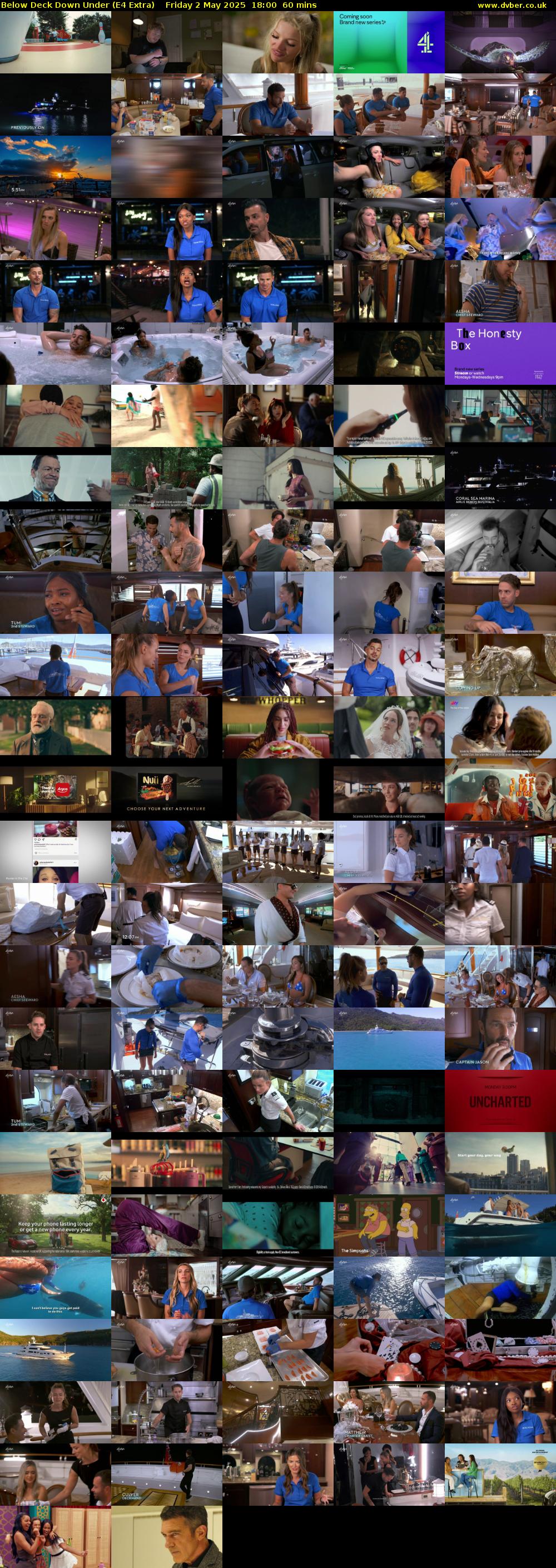 Below Deck Down Under (E4 Extra) Friday 2 May 2025 18:00 - 19:00