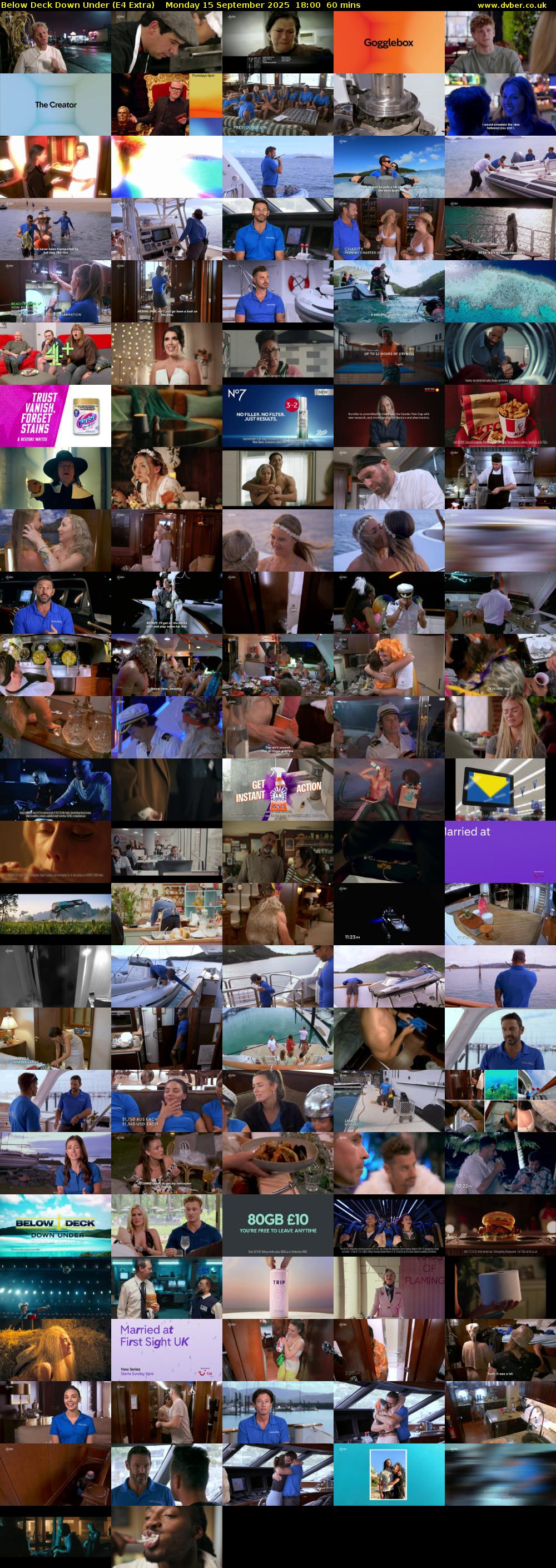 Below Deck Down Under (E4 Extra) Monday 15 September 2025 18:00 - 19:00
