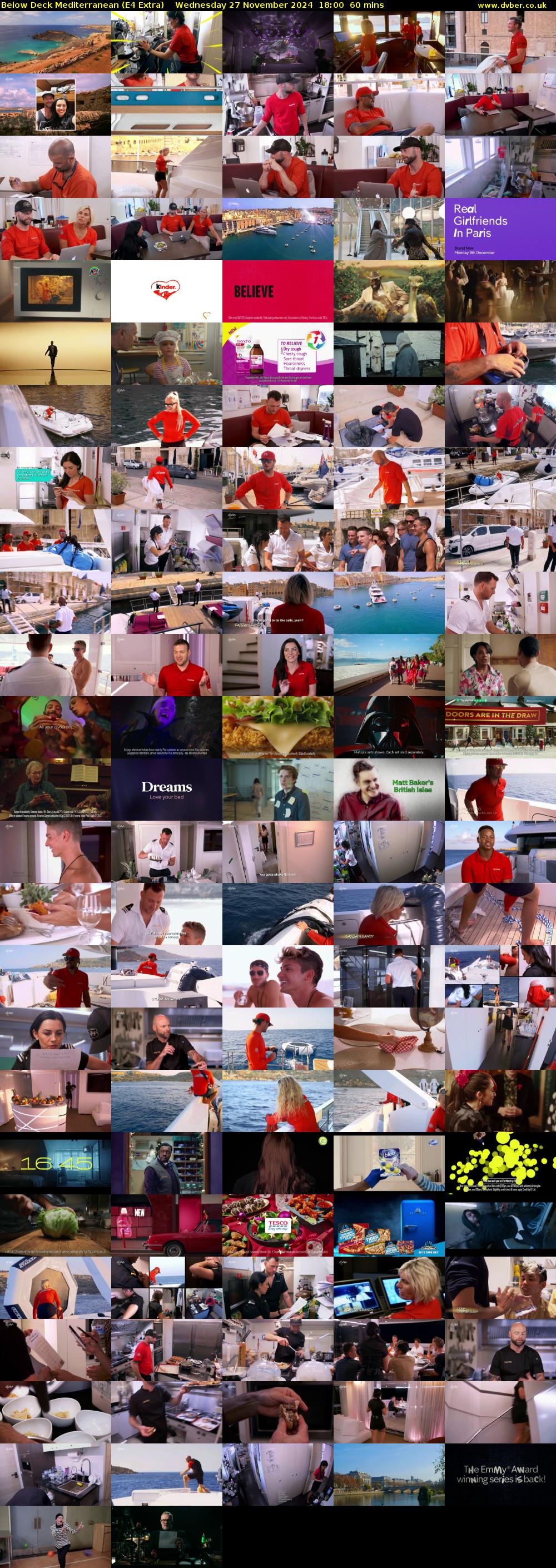 Below Deck Mediterranean (E4 Extra) Wednesday 27 November 2024 18:00 - 19:00