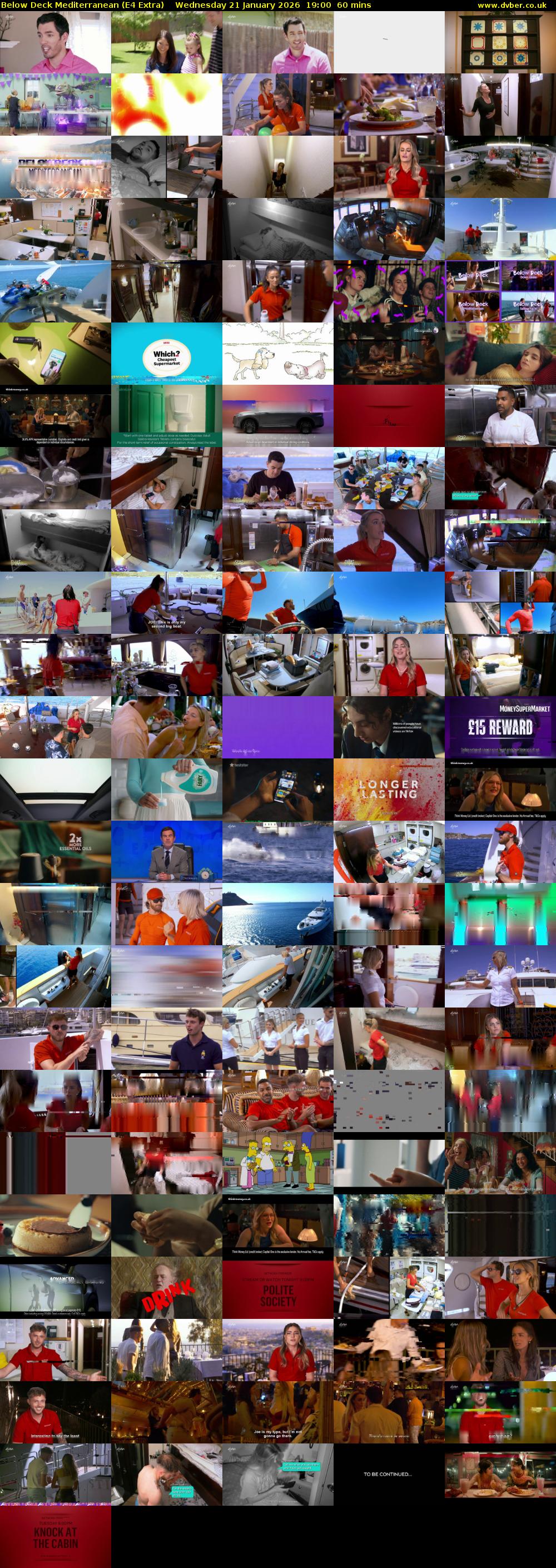 Below Deck Mediterranean (E4 Extra) Wednesday 21 January 2026 19:00 - 20:00
