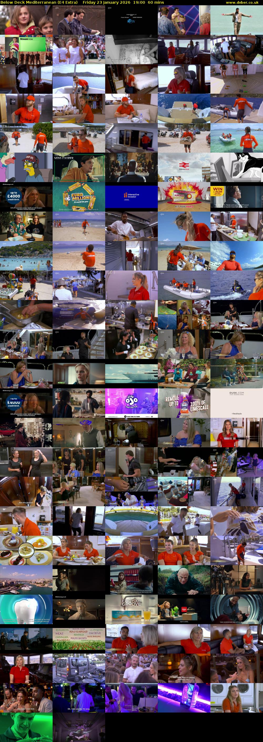 Below Deck Mediterranean (E4 Extra) Friday 23 January 2026 19:00 - 20:00
