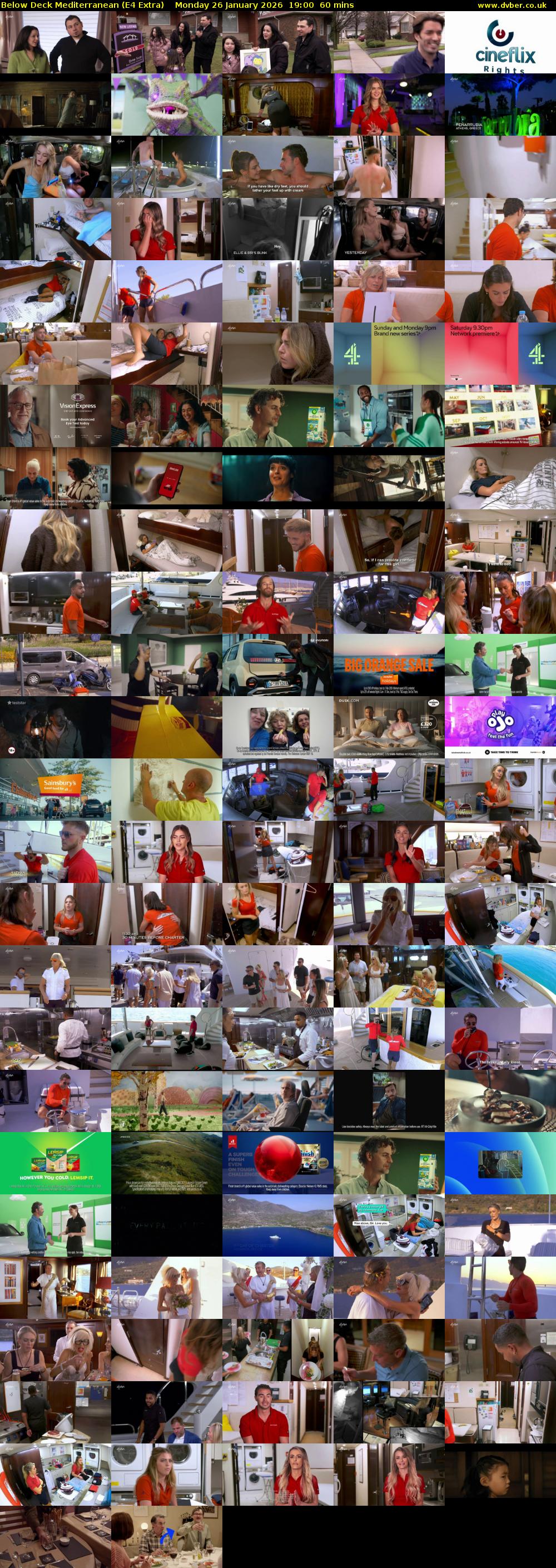 Below Deck Mediterranean (E4 Extra) Monday 26 January 2026 19:00 - 20:00