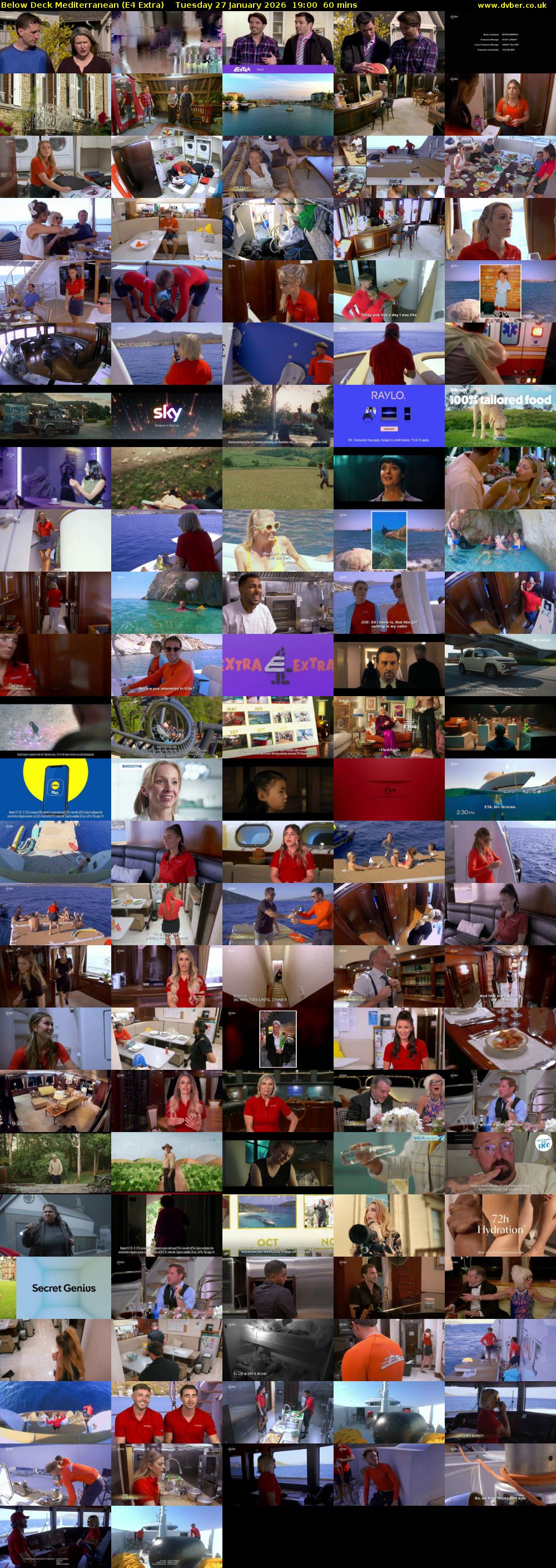 Below Deck Mediterranean (E4 Extra) Tuesday 27 January 2026 19:00 - 20:00