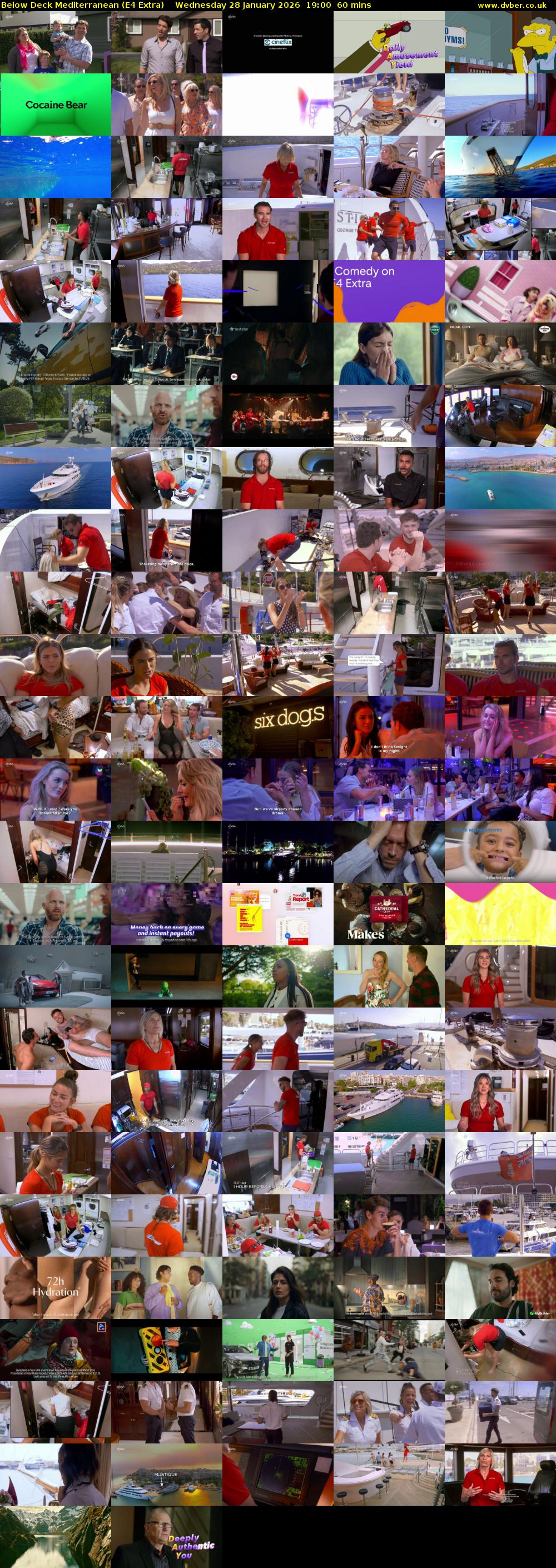 Below Deck Mediterranean (E4 Extra) Wednesday 28 January 2026 19:00 - 20:00