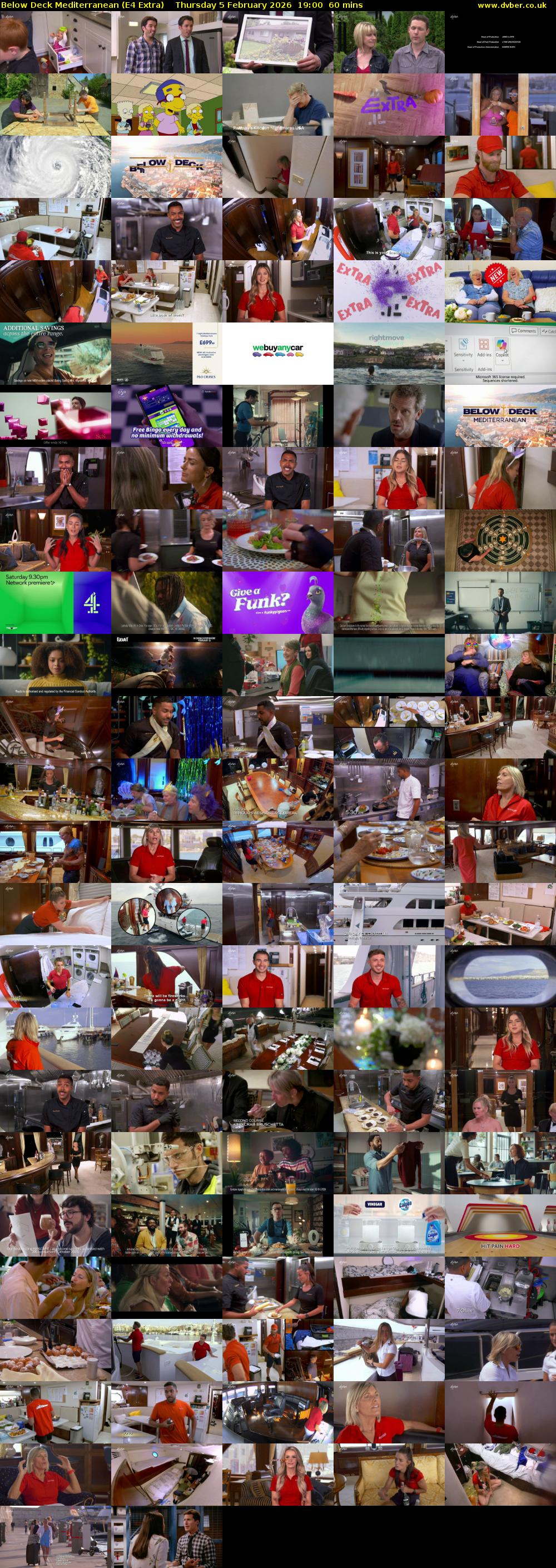 Below Deck Mediterranean (E4 Extra) Thursday 5 February 2026 19:00 - 20:00