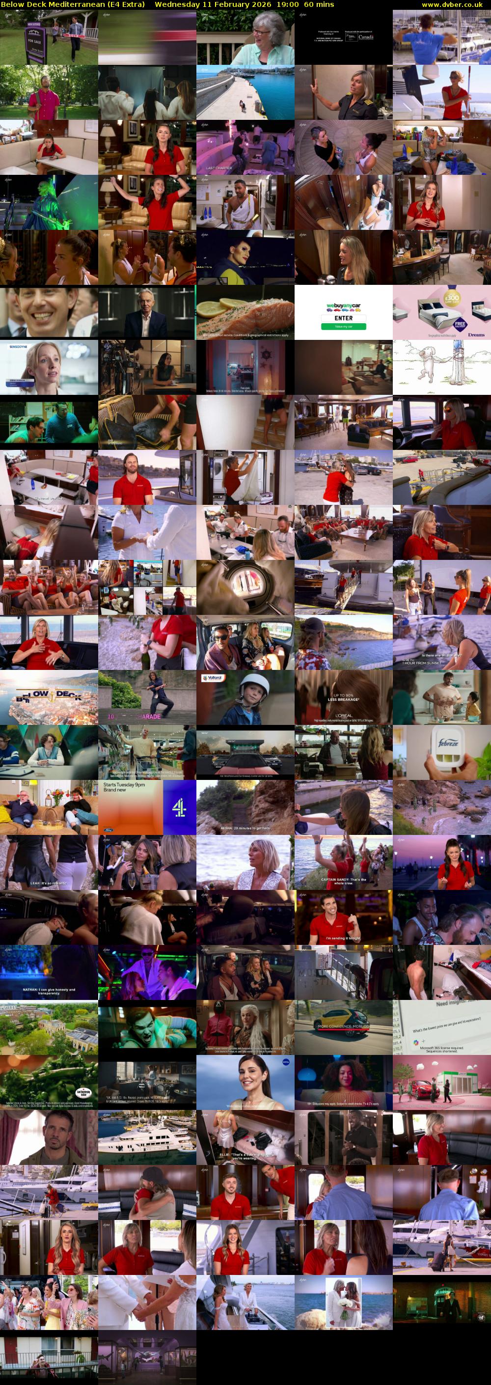 Below Deck Mediterranean (E4 Extra) Wednesday 11 February 2026 19:00 - 20:00