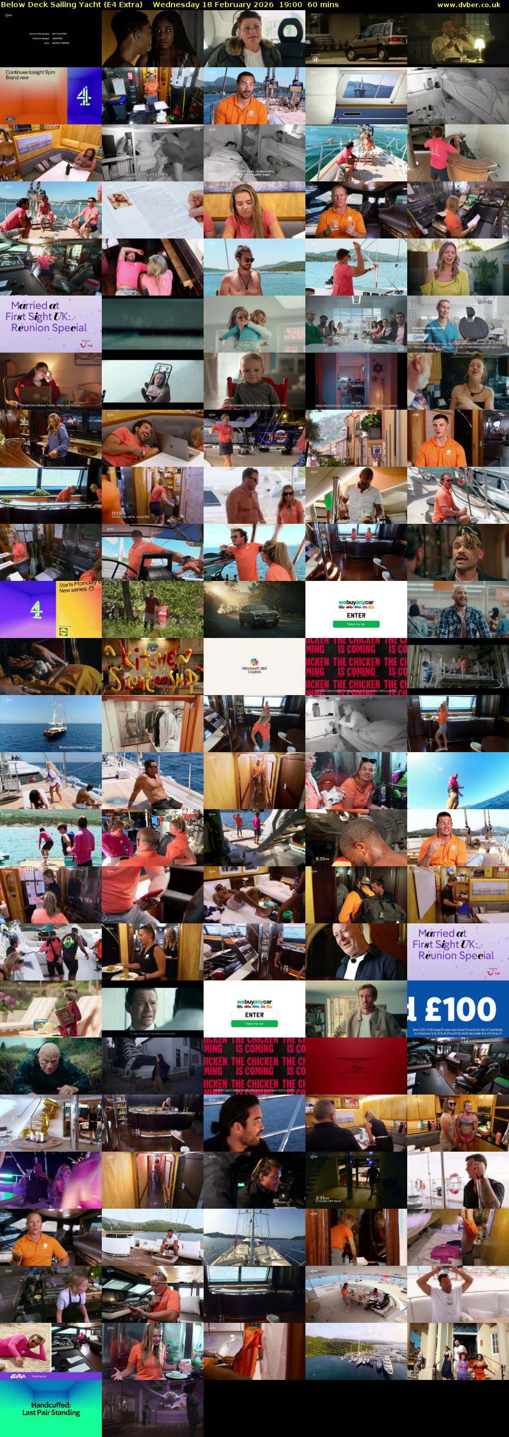 Below Deck Sailing Yacht (E4 Extra) Wednesday 18 February 2026 19:00 - 20:00