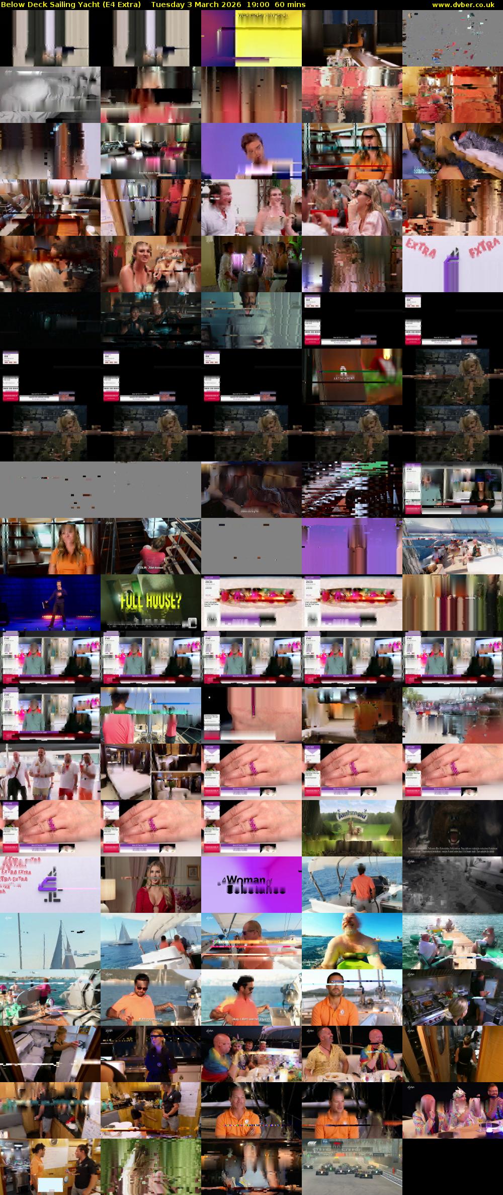 Below Deck Sailing Yacht (E4 Extra) Tuesday 3 March 2026 19:00 - 20:00