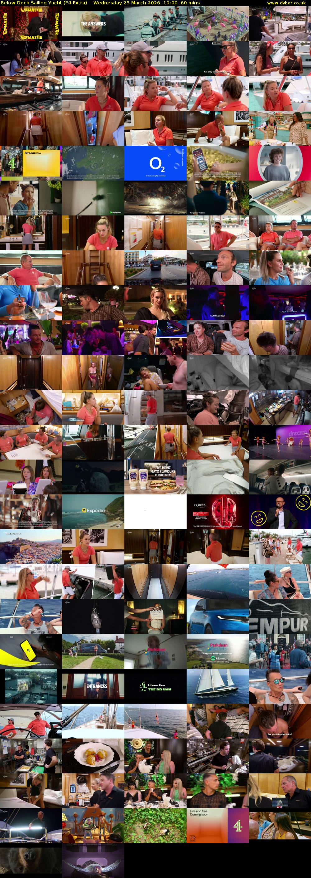 Below Deck Sailing Yacht (E4 Extra) Wednesday 25 March 2026 19:00 - 20:00