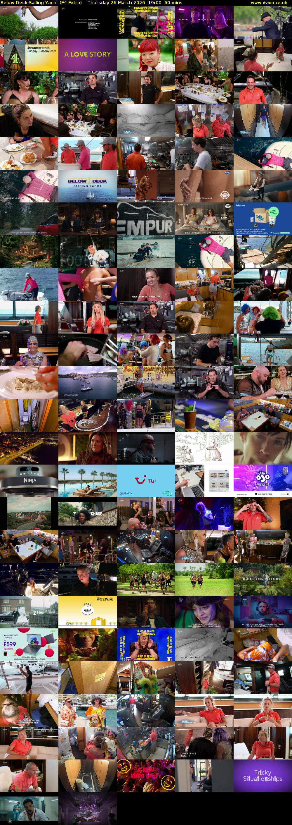 Below Deck Sailing Yacht (E4 Extra) Thursday 26 March 2026 19:00 - 20:00