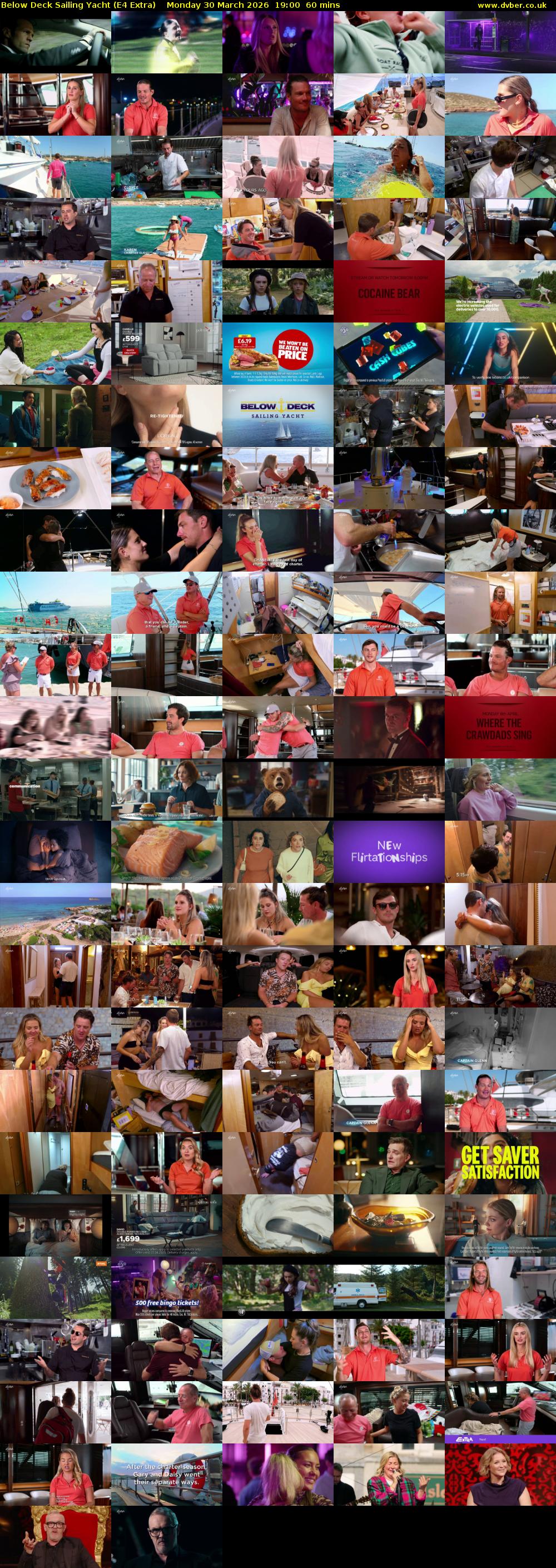 Below Deck Sailing Yacht (E4 Extra) Monday 30 March 2026 19:00 - 20:00