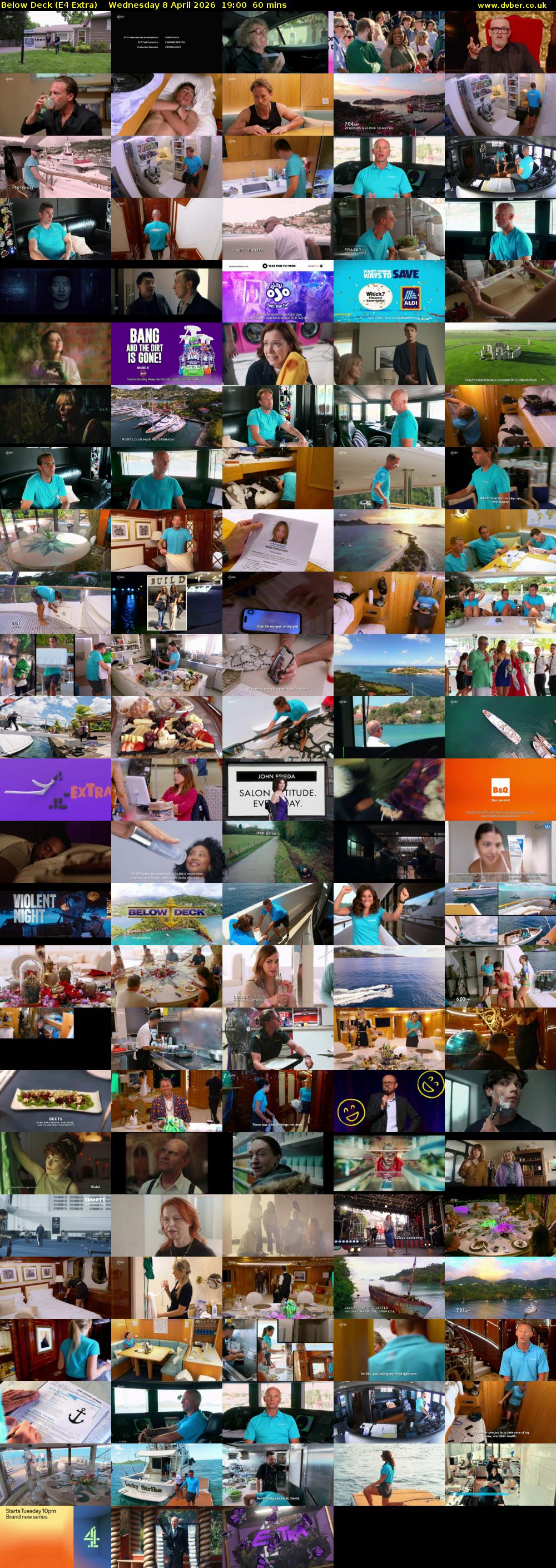 Below Deck (E4 Extra) Wednesday 8 April 2026 19:00 - 20:00