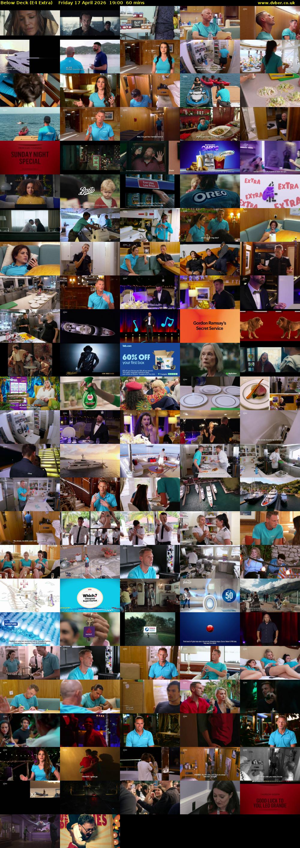 Below Deck (E4 Extra) Friday 17 April 2026 19:00 - 20:00
