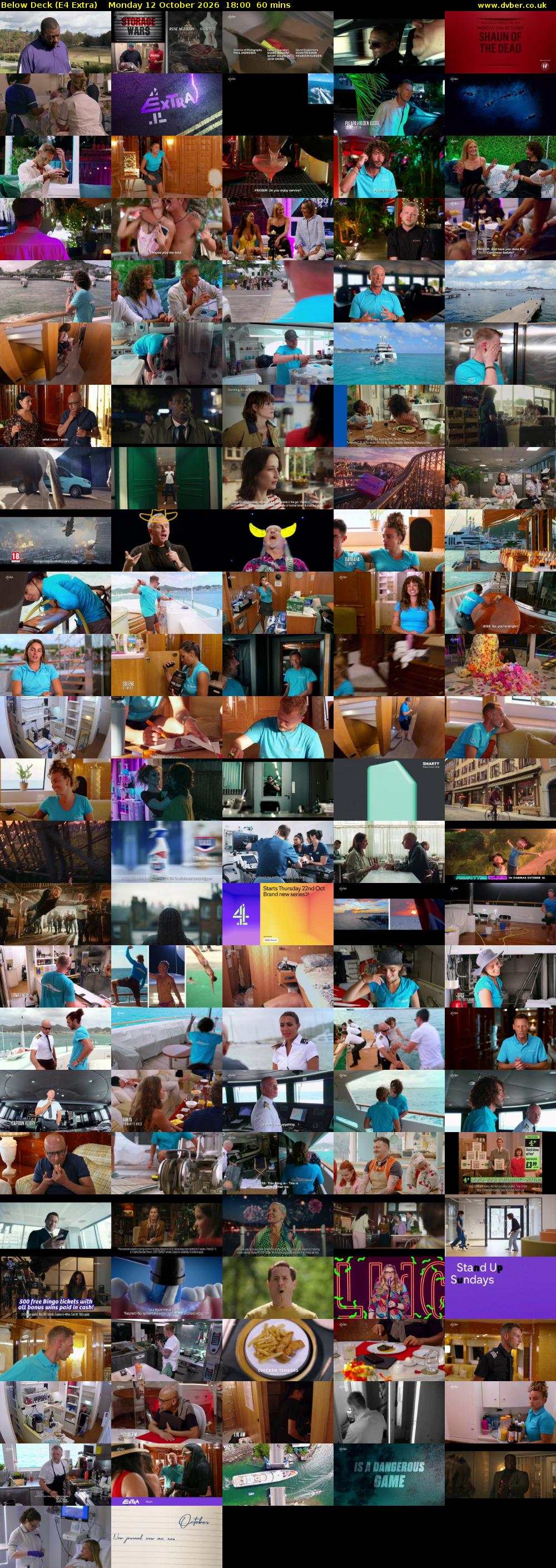 Below Deck (E4 Extra) Monday 12 October 2026 18:00 - 19:00