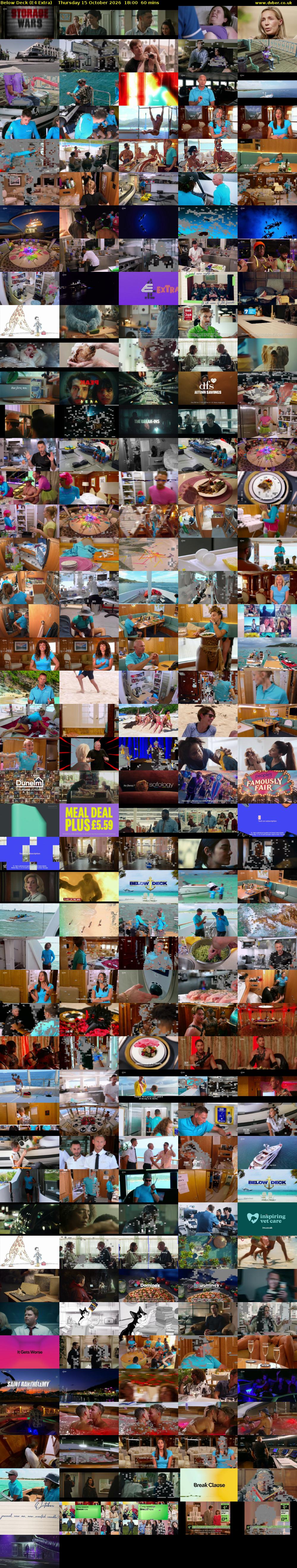 Below Deck (E4 Extra) Thursday 15 October 2026 18:00 - 19:00