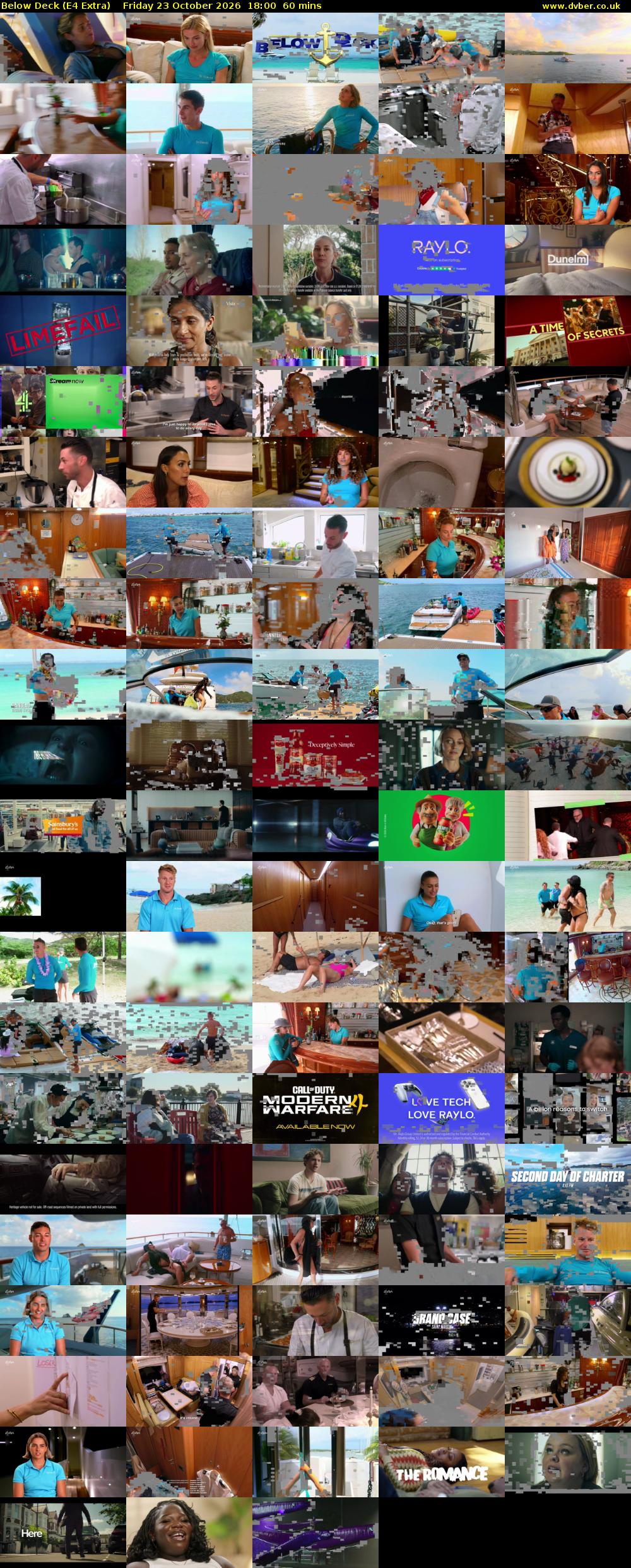 Below Deck (E4 Extra) Friday 23 October 2026 18:00 - 19:00
