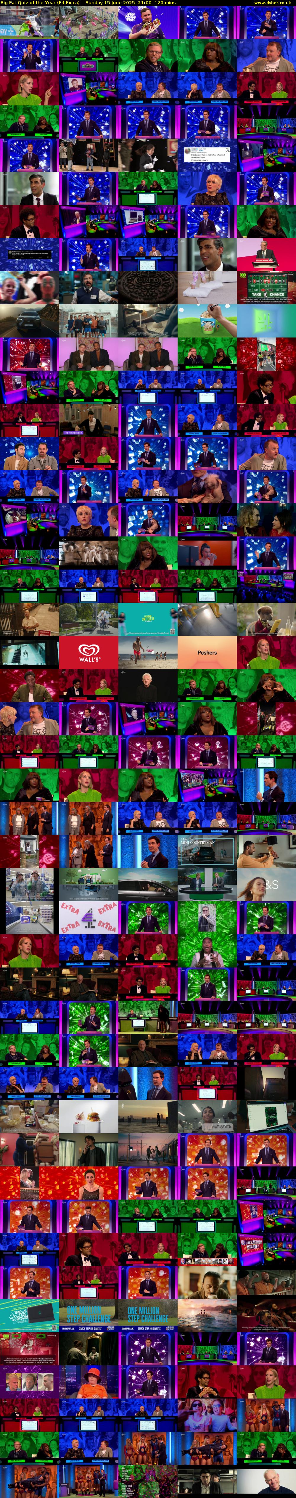 Big Fat Quiz of the Year (E4 Extra) Sunday 15 June 2025 21:00 - 23:00