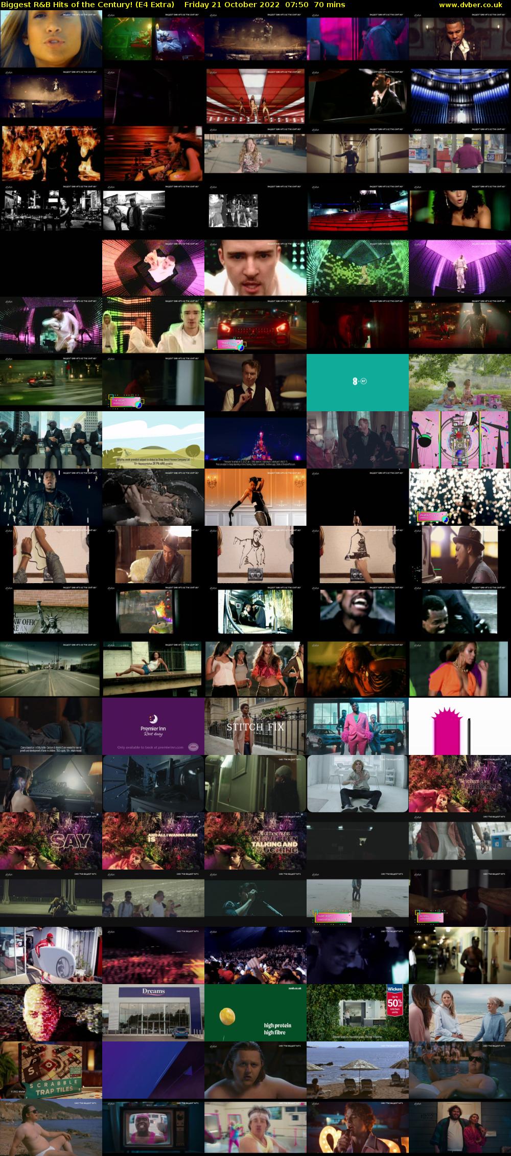 Biggest R&B Hits of the Century! (E4 Extra) Friday 21 October 2022 07:50 - 09:00