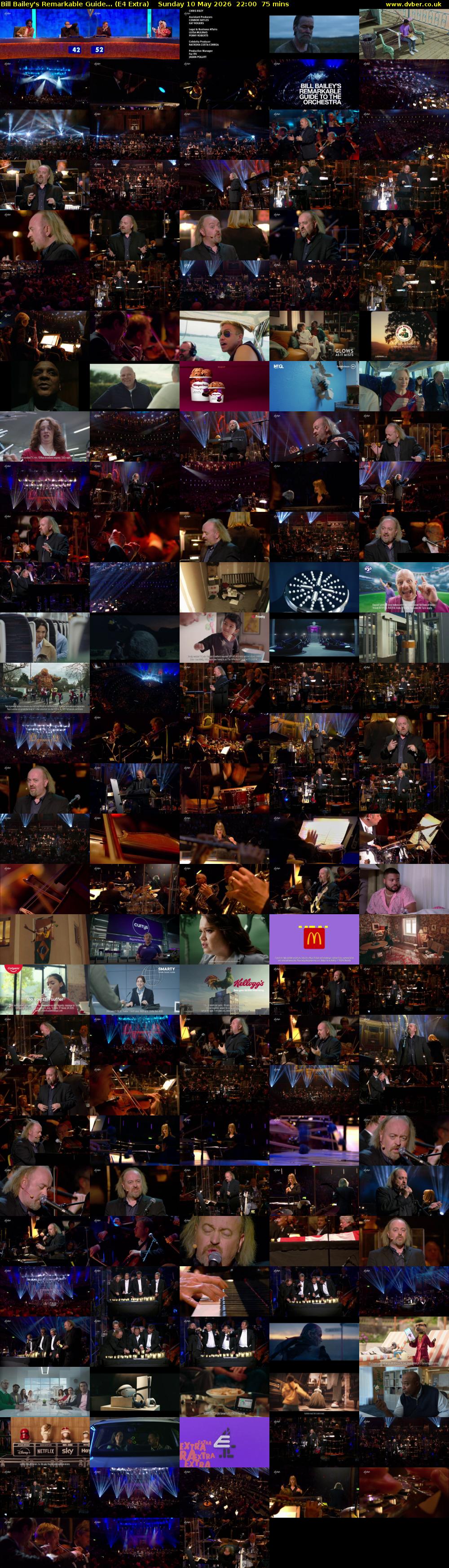 Bill Bailey's Remarkable Guide... (E4 Extra) Sunday 10 May 2026 22:00 - 23:15