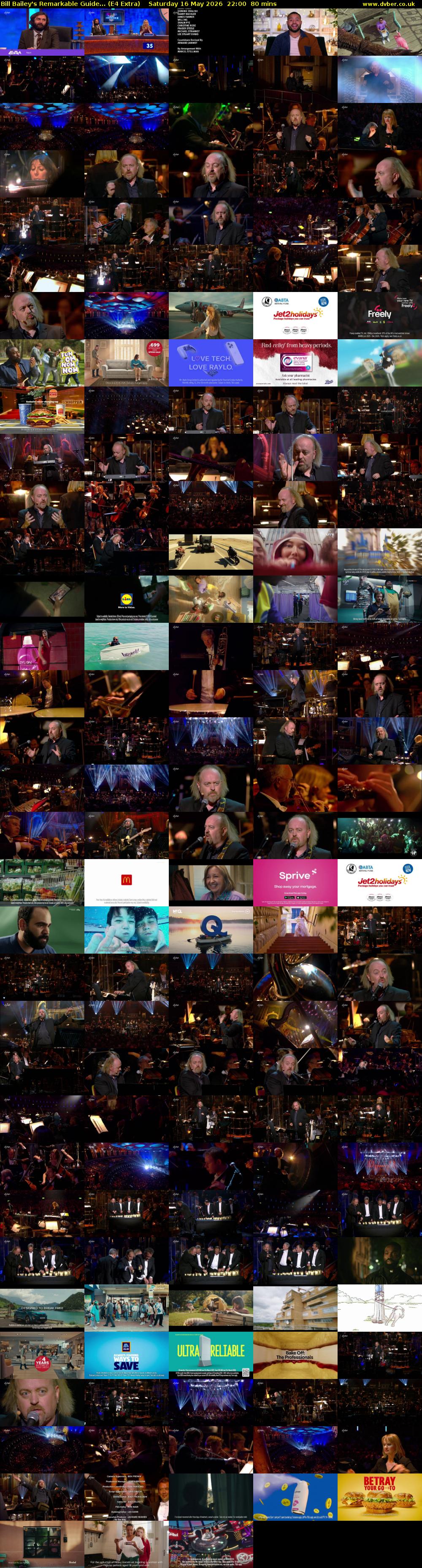 Bill Bailey's Remarkable Guide... (E4 Extra) Saturday 16 May 2026 22:00 - 23:20