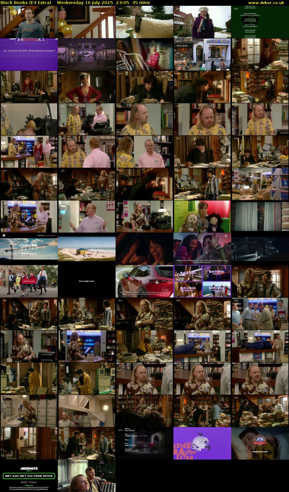Black Books (E4 Extra) Wednesday 16 July 2025 23:05 - 23:40