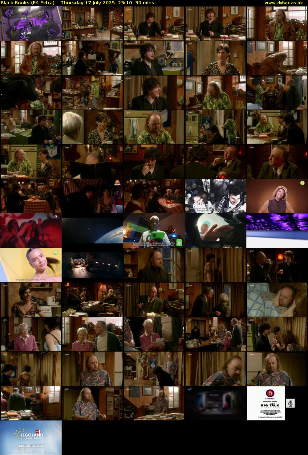 Black Books (E4 Extra) Thursday 17 July 2025 23:10 - 23:40