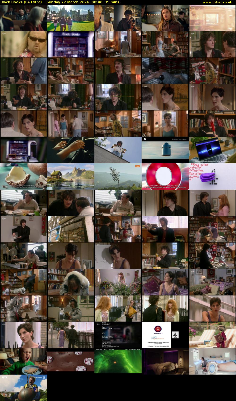 Black Books (E4 Extra) Sunday 22 March 2026 00:40 - 01:15