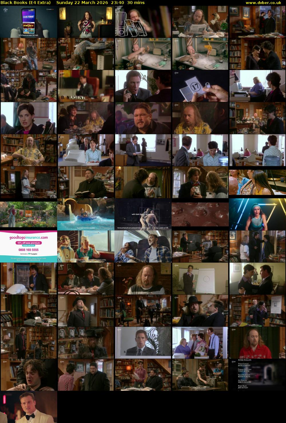 Black Books (E4 Extra) Sunday 22 March 2026 23:40 - 00:10