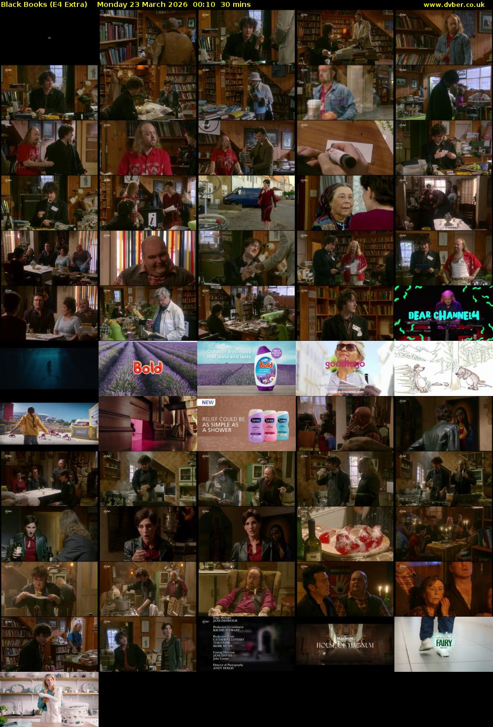 Black Books (E4 Extra) Monday 23 March 2026 00:10 - 00:40