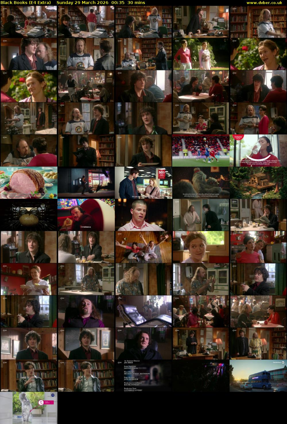 Black Books (E4 Extra) Sunday 29 March 2026 00:35 - 02:05