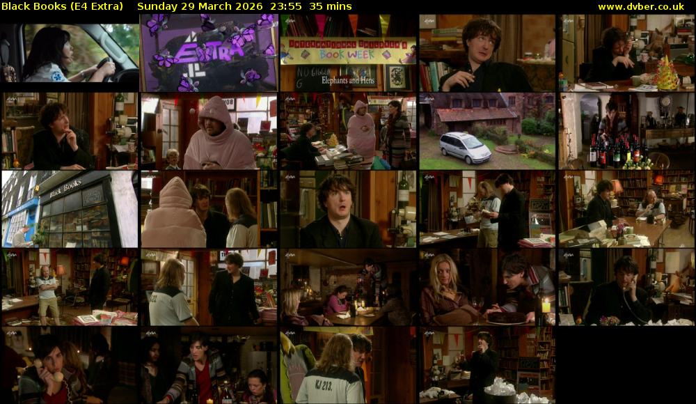 Black Books (E4 Extra) Sunday 29 March 2026 23:55 - 00:30