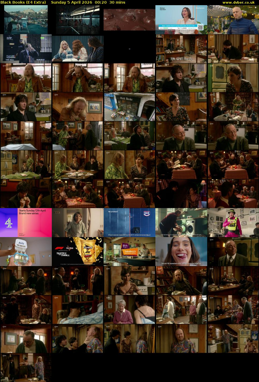 Black Books (E4 Extra) Sunday 5 April 2026 00:20 - 00:50