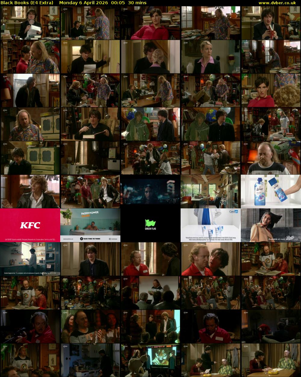 Black Books (E4 Extra) Monday 6 April 2026 00:05 - 00:35