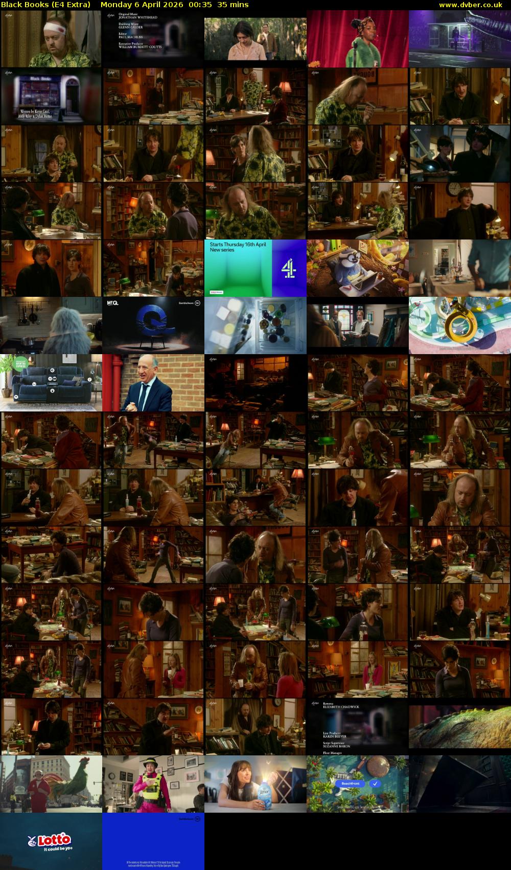 Black Books (E4 Extra) Monday 6 April 2026 00:35 - 01:10