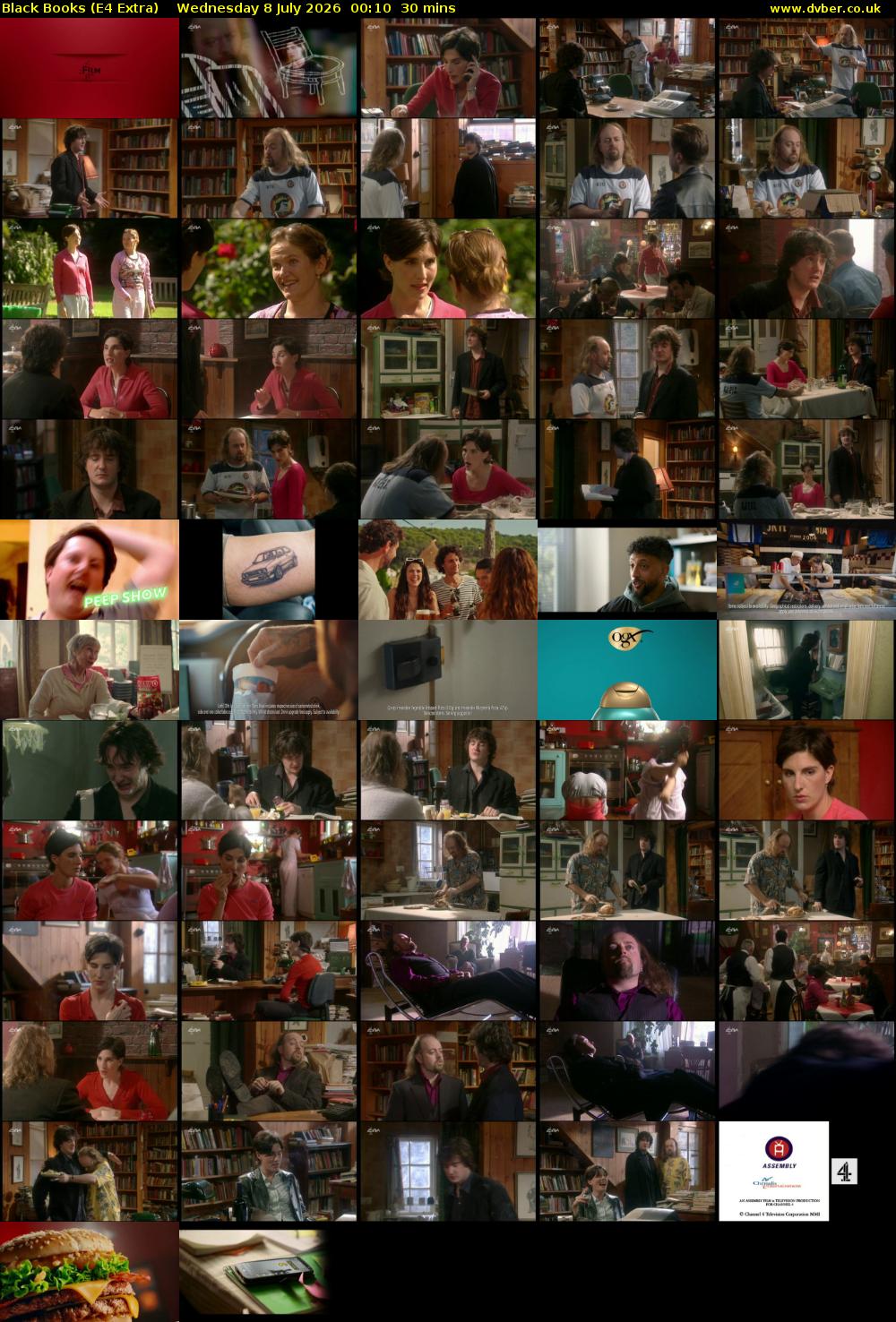 Black Books (E4 Extra) Wednesday 8 July 2026 00:10 - 00:40