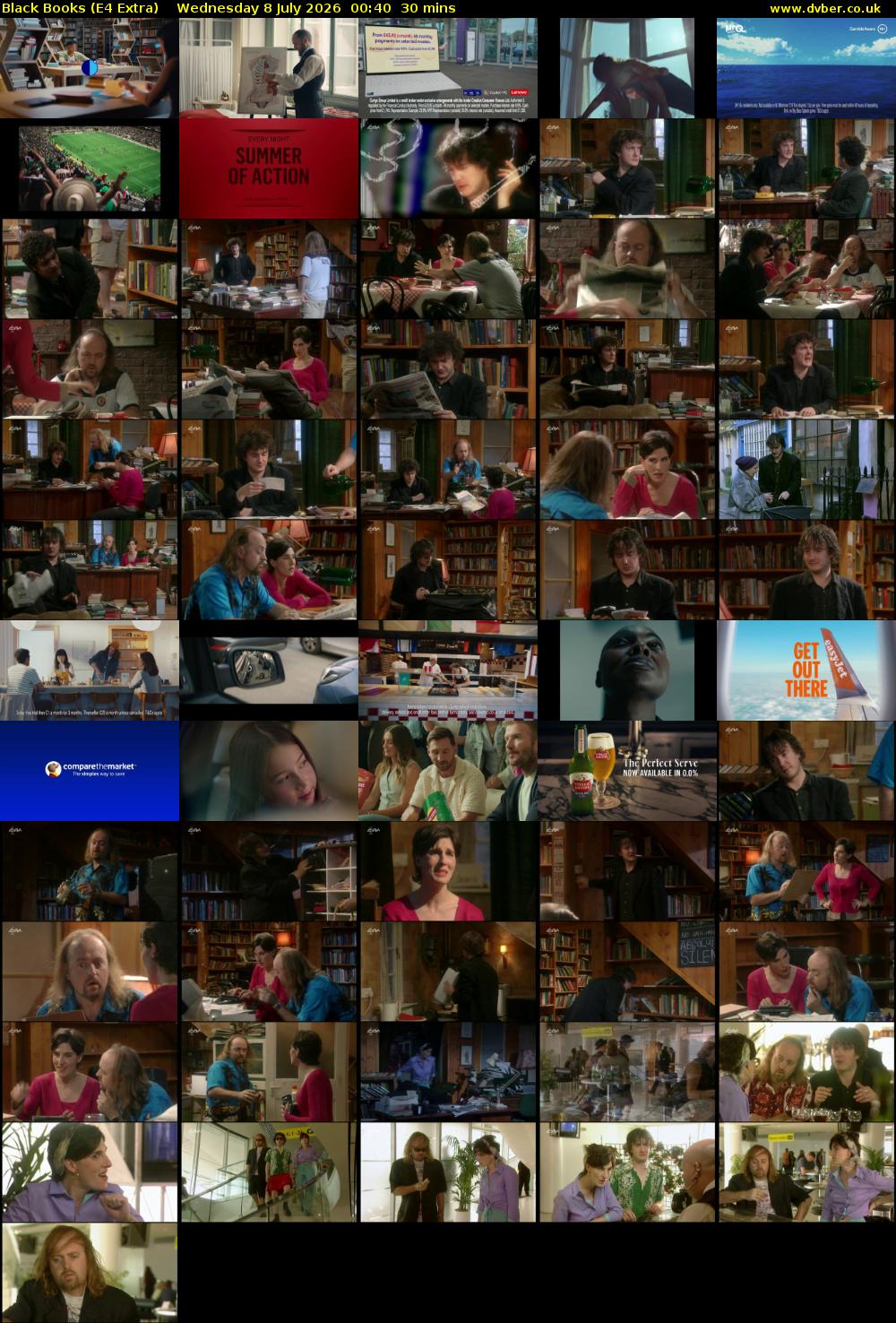 Black Books (E4 Extra) Wednesday 8 July 2026 00:40 - 01:10
