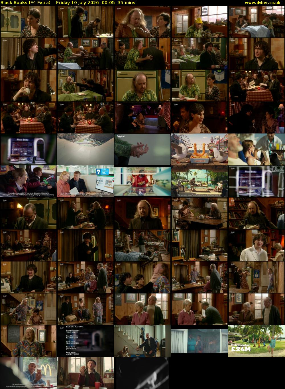 Black Books (E4 Extra) Friday 10 July 2026 00:05 - 00:40