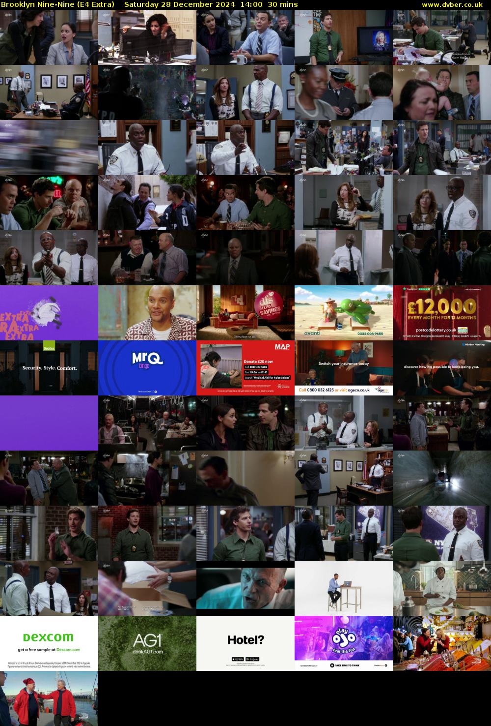 Brooklyn Nine-Nine (E4 Extra) Saturday 28 December 2024 14:00 - 14:30