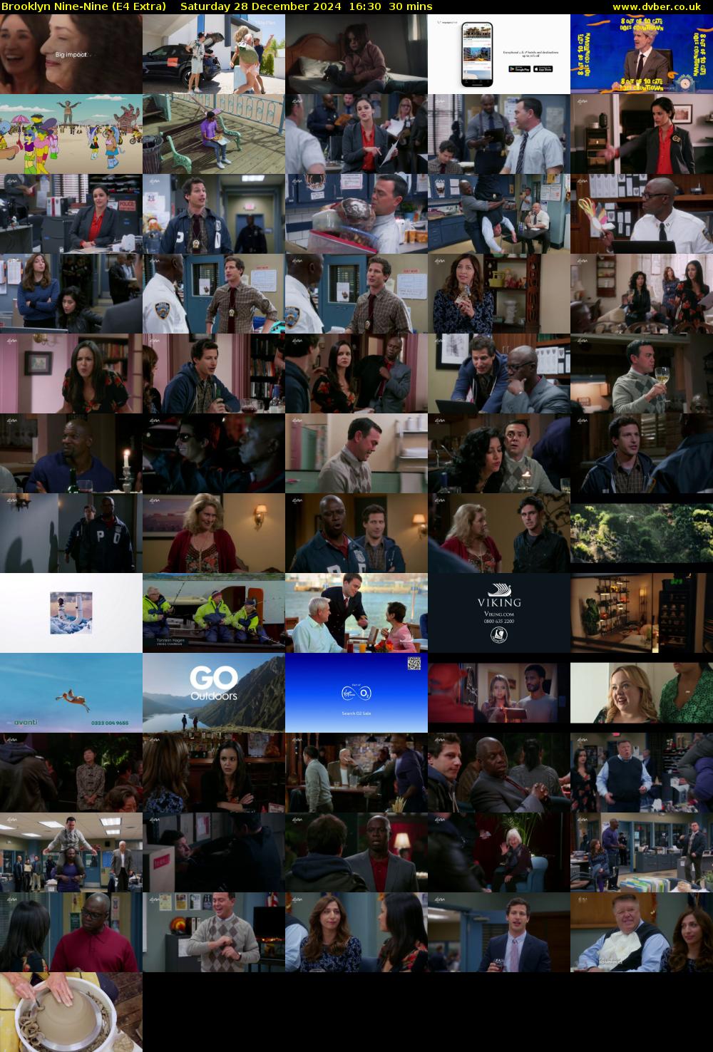 Brooklyn Nine-Nine (E4 Extra) Saturday 28 December 2024 16:30 - 17:00