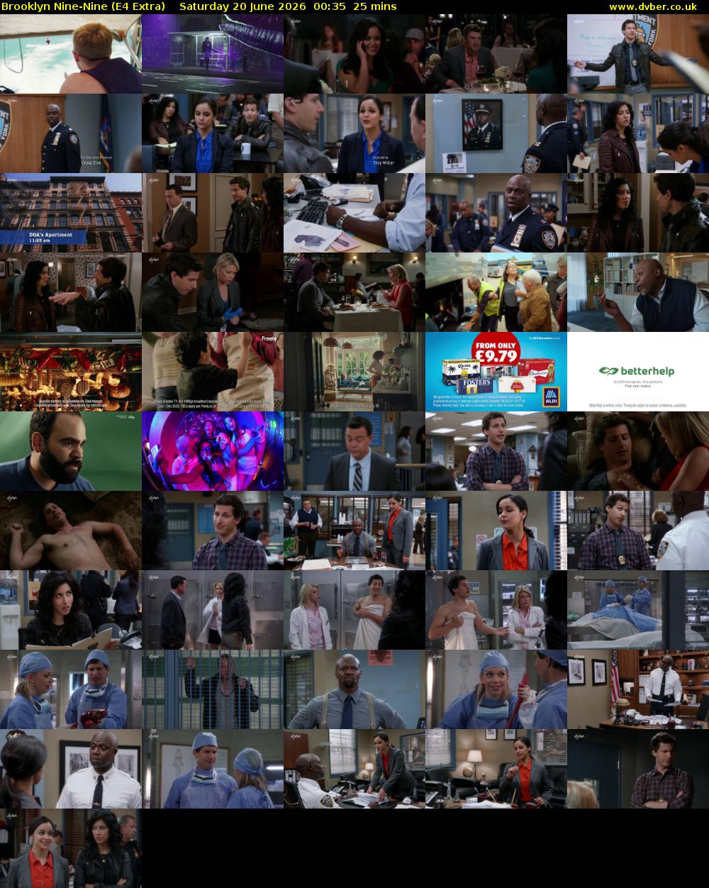 Brooklyn Nine-Nine (E4 Extra) Saturday 20 June 2026 00:35 - 01:00