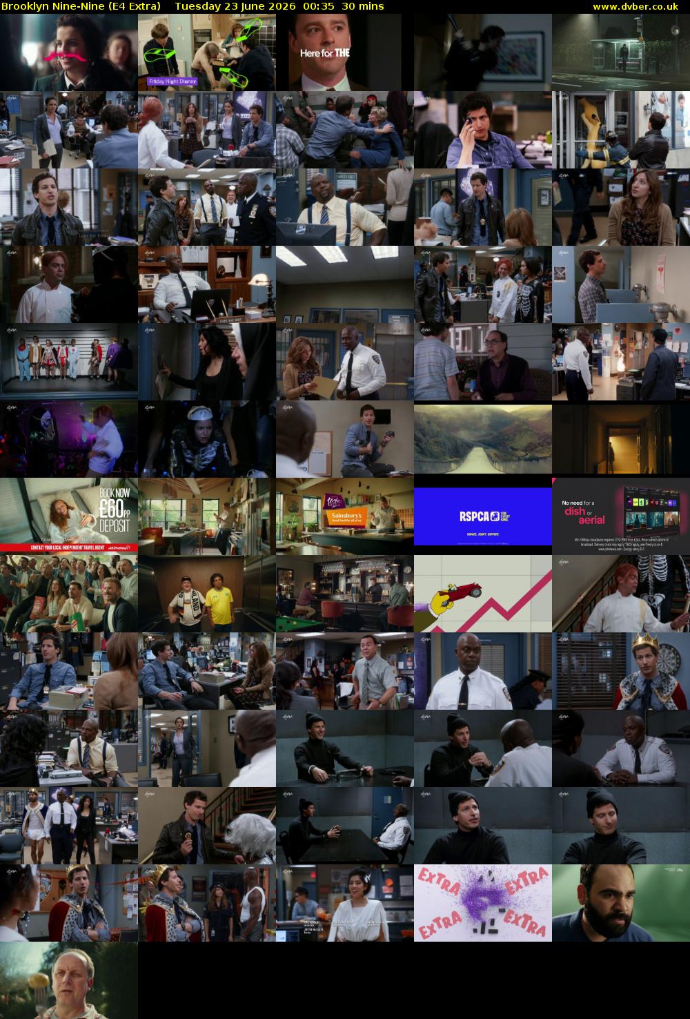 Brooklyn Nine-Nine (E4 Extra) Tuesday 23 June 2026 00:35 - 01:05