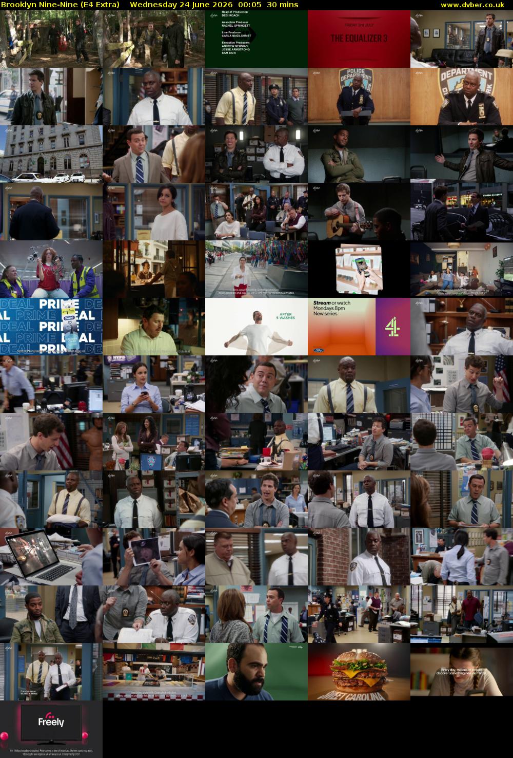 Brooklyn Nine-Nine (E4 Extra) Wednesday 24 June 2026 00:05 - 00:35