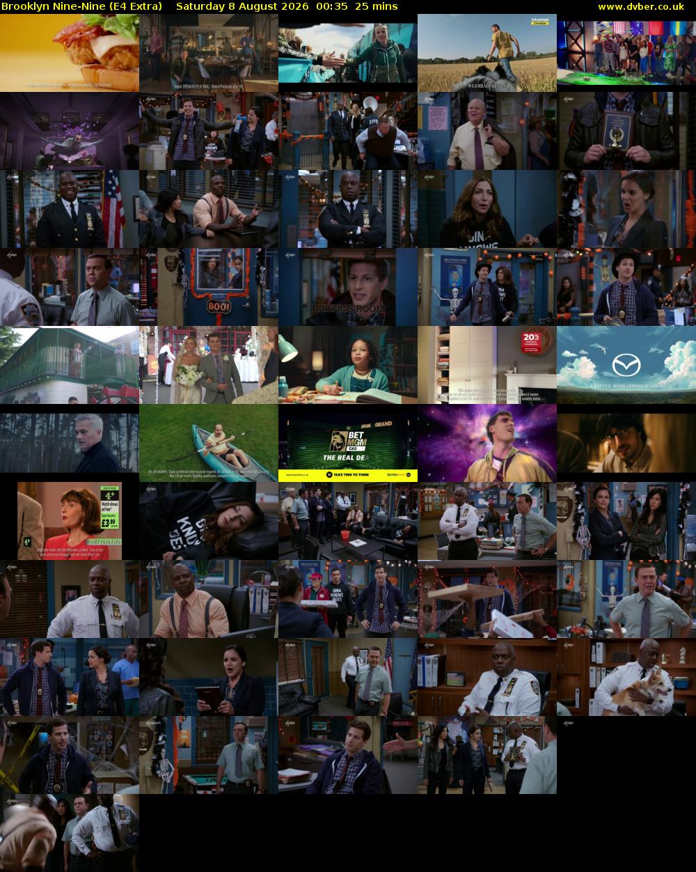 Brooklyn Nine-Nine (E4 Extra) Saturday 8 August 2026 00:35 - 01:00