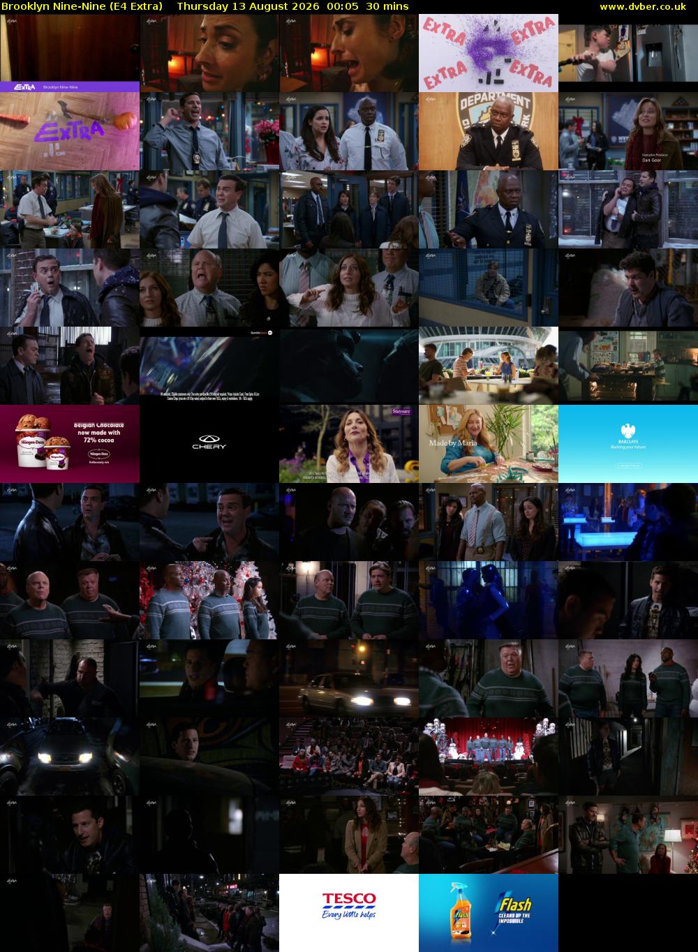 Brooklyn Nine-Nine (E4 Extra) Thursday 13 August 2026 00:05 - 00:35